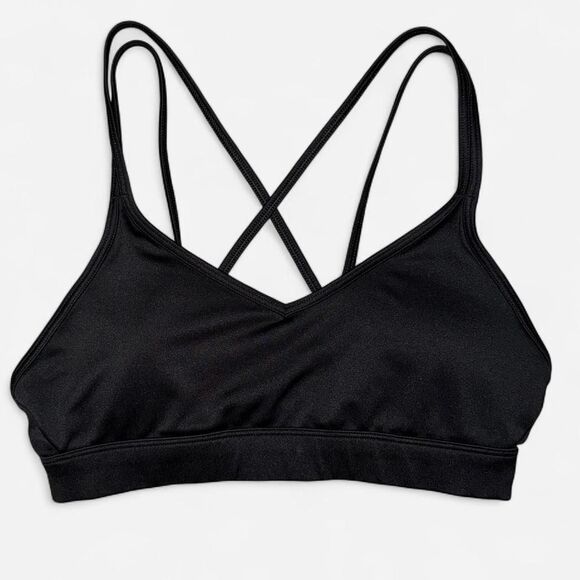 Old Navy Black Strappy Sports Bra - Picture 1 of 7